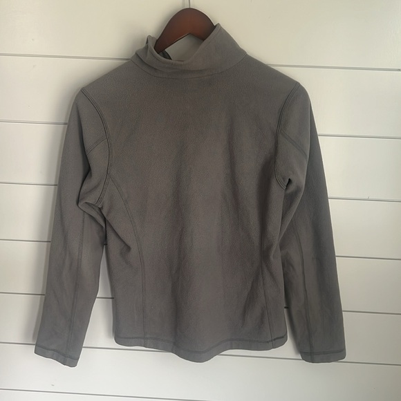 Patagonia Women’s Gray Micro Fleece Quarter Zip Gray Jacket size Small ♣️ - Picture 5 of 5